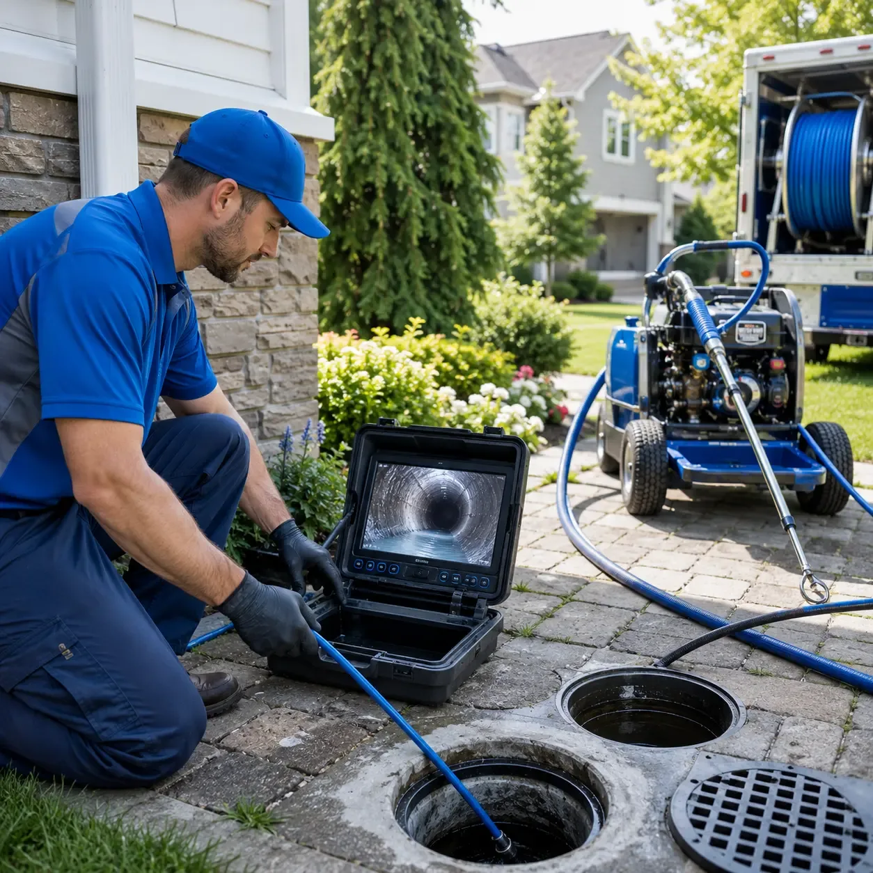 Outdoor drain cleaning professionals serving Covert, MI