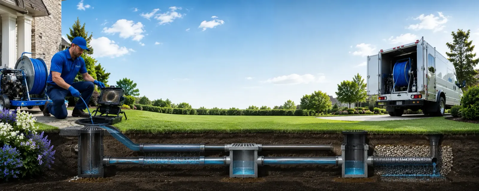 Outdoor drain cleaning information for Covert, MI